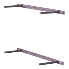 Load image into Gallery viewer, Buckskin Stained Maple Craftsman Floating Shelves (Set of 2) Made in the USA