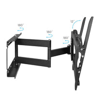 Load image into Gallery viewer, Ematic Full-Motion Articulating, Tilt/Swivel, Universal Wall Mount for 19″-80″ TVs with 15′ HDMI Cable (EMW5206)