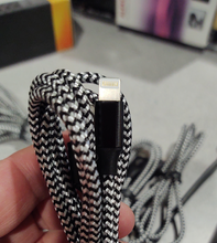 Load image into Gallery viewer, Charger Cable (Silver/Black) 3-3ft and 2-6ft USB Type C