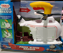Load image into Gallery viewer, Thomas & Friends Press 'n Spin Harold, Toy Helicopter with Spinning Propellers for Preschool Kids Ages 3 Years & Older, Multicolor