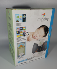 Load image into Gallery viewer, MyBaby, SoundSpa Lullaby - Sounds & Projection, Plays 6 Sounds & Lullabies, Image Projector Featuring Diverse Scenes, Auto-Off Timer