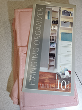 Load image into Gallery viewer, Raymond Waites, hanging Closet organizer 10 shelves, Multi-Use