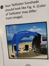 Load image into Gallery viewer, Eurow Tail Gator Sunshade Portable Shade, portable automobile shade. tent