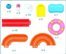 Load image into Gallery viewer, Kids Bath Toys Assemble Set Fun DIY Slide Indoor Waterfall Track Stick to Wall with Suction Cup and Wheels Water Ball Shower Bathtub Toy Children