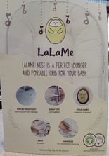Load image into Gallery viewer, LaLaMe Organic Baby Nest Crib, Baby Lounger Pillow, Water-Resistant Co-Sleeping Newborn Bassinet, Infants, (Beige)