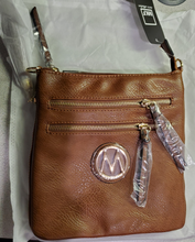 Load image into Gallery viewer, MKF Collection Angelina Crossbody Bag by Mia K. - Cognac Brown