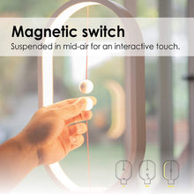 Load image into Gallery viewer, Heng Balance lamp, DesignNest, Switch on in mid-air, USB Powered LED Table lamp, Designer Desk lamp, Contemporary Soft Light, (Black)