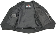 Load image into Gallery viewer, Leather Biker Vest, Naked Goatskin Leather, Women’s, Distressed Grey