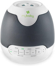 Load image into Gallery viewer, MyBaby, SoundSpa Lullaby - Sounds & Projection, Plays 6 Sounds & Lullabies, Image Projector Featuring Diverse Scenes, Auto-Off Timer