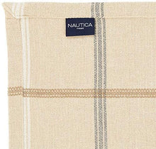 Load image into Gallery viewer, Nautica Home Benchley Chenille Throw Blanket, 60 in x 70 in (Beige)