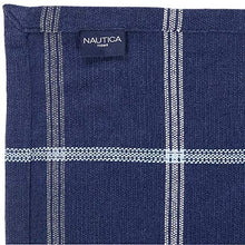 Load image into Gallery viewer, Nautica Home Benchley Chenille Throw Blanket, 60 in x 70 in (Navy Blue)