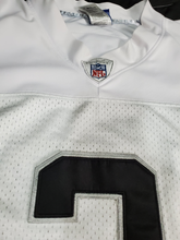 Load image into Gallery viewer, Los Angeles Raiders White Nike Football Jersey with black Satin Stitched #2 - Vintage