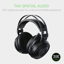 Load image into Gallery viewer, Razer Nari Essential Wireless 7.1 Surround Sound Gaming Headset: THX Spatial Audio - Black