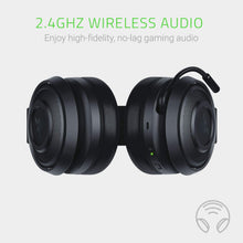 Load image into Gallery viewer, Razer Nari Essential Wireless 7.1 Surround Sound Gaming Headset: THX Spatial Audio - Black