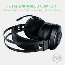 Load image into Gallery viewer, Razer Nari Essential Wireless 7.1 Surround Sound Gaming Headset: THX Spatial Audio - Black