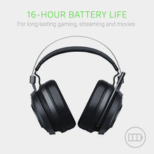 Load image into Gallery viewer, Razer Nari Essential Wireless 7.1 Surround Sound Gaming Headset: THX Spatial Audio - Black
