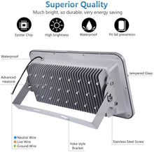 Load image into Gallery viewer, LED Outdoor Security Waterproof Flood Light, 500W, 50000LUMEN 6000-6500K IP65 (Cold White)