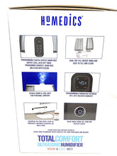 Load image into Gallery viewer, HoMedics Total Comfort Ultrasonic Humidifier Warm & Cool Mist - Read