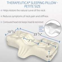 Load image into Gallery viewer, Core Products Therapeutic Pillow, Firm Orthopedic Support, Back or Side Sleeping, Petite
