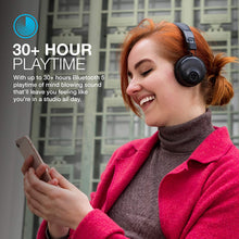 Load image into Gallery viewer, JLab Audio Studio Bluetooth Wireless On-Ear Headphones | 30+ Hr Bluetooth | EQ3 Sound | Black