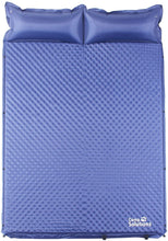 Load image into Gallery viewer, Camp Solutions Double Self-Inflating Sleeping Pad with Pillow, Waterproof Lightweight Anti-Tear