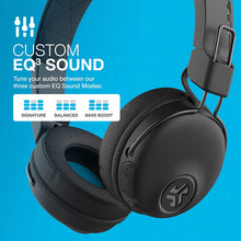 Load image into Gallery viewer, JLab Audio Studio Bluetooth Wireless On-Ear Headphones | 30+ Hr Bluetooth | EQ3 Sound | Black
