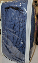 Load image into Gallery viewer, Chic Home Ora 3 Piece Reversible Comforter Set Embossed Embroidered Navy Blue, Geometric Bedding - QUEEN