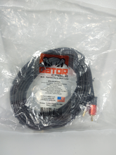 Load image into Gallery viewer, Gator AUX Auxiliary 3.5mm Audio Male to 2 RCA Y Male Stereo Cable Cord Wire Plug