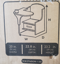Load image into Gallery viewer, Delta Children MySize Chair Desk with Storage Bin, Bianca White