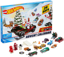 Load image into Gallery viewer, Mattel HOT Wheels Advent Calendar Vehicles, 24 Days , Age: 3+