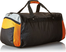 Load image into Gallery viewer, Everest Deluxe Sports Duffel Bag, Orange / Gray / Black, 24" x 11" x 12"