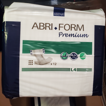 Load image into Gallery viewer, Abena Abri-Form PREMIUM (L4) Brief - Large - Breathable Cloth Backing - Absorbs 4000ml, Qty 36