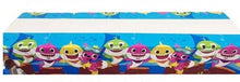 Load image into Gallery viewer, Shark Party Supplies Set & Tableware kit - Perfect for Birthday Party Decorations - Includes Plates, Napkins, Cups, Straws, Cutlery - READ