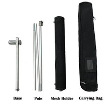 Load image into Gallery viewer, Mesh Roll up Magazine & Brochure Rack 8 Pockets with carrying bag