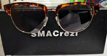 Load image into Gallery viewer, Semi Rimless Sunglasses, Tortoise Sunglasses SMACrezi UV400 Protection Non Polarized Sunglasses