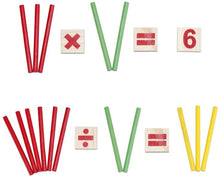 Load image into Gallery viewer, Alytimes Counting Stick Calculation Math Educational Toy, Wooden Number Cards and Counting Rods Box