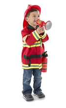 Load image into Gallery viewer, Melissa & Doug Deluxe Fire Chief Role Play Dress-Up Set, 3-6 years