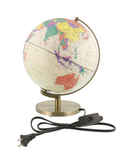 Load image into Gallery viewer, World Earth Globe 10" Inch (25cm) Illuminated Premium Antique Desktop - Home Decor