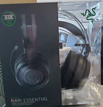Load image into Gallery viewer, Razer Nari Essential Wireless 7.1 Surround Sound Gaming Headset: THX Spatial Audio - Black