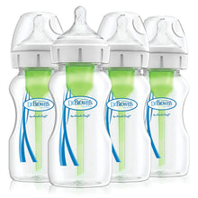Load image into Gallery viewer, Dr. Brown's Options+ Wide-Neck Baby Bottle, 9 Ounce (4 Count)