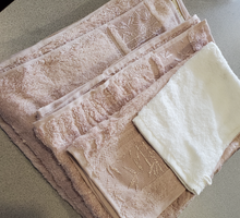 Load image into Gallery viewer, Bamboo VIP Luxury/Spa Bath Towel Set 4 Piece, Soft, Absorbent and Sustainable Luxury Bath, Face and Hand Towel, Dusty Rose