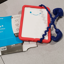 Load image into Gallery viewer, Speck Products Case-E, Fits iPad Mini 4 Case (2019), Case for Kids, Sandia Red/Brilliant Blue