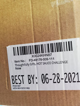 Load image into Gallery viewer, Thoughtfully Gifts, Firewalk Challenge Gift Set, 1.6 Ounces Each, Includes 8 Different Hot Sauces, Gameboard, Challenge Cards and 8 Sided Dice