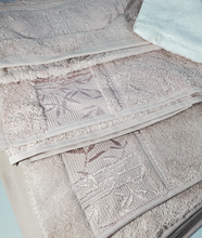 Load image into Gallery viewer, Bamboo VIP Luxury/Spa Bath Towel Set 4 Piece, Soft, Absorbent and Sustainable Luxury Bath, Face and Hand Towel, Dusty Rose