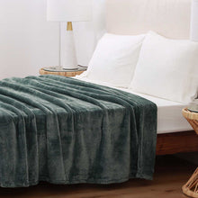 Load image into Gallery viewer, Berkshire Life Eco Soft Blanket, Heather Green, King
