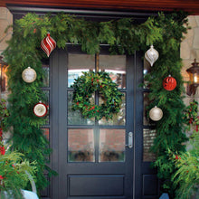 Load image into Gallery viewer, Shatter Resistant Ornaments Red/Gold, Set of 12 OVERSIZED 6" Ornaments