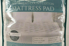 Load image into Gallery viewer, Weatherproof Vintage Home King Size Mattress Pad, waterproof silent backing