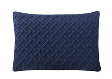 Load image into Gallery viewer, Chic Home Ora 3 Piece Reversible Comforter Set Embossed Embroidered Navy Blue, Geometric Bedding - QUEEN