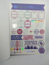 Load image into Gallery viewer, Holographic Journal - "Dreams Do Come True" - Bonus Sticker Sheet Inside
