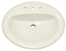 Load image into Gallery viewer, PROFLO PF20174BS 20-1/2" Self Rimming Oval Bathroom Sink - 3 Holes Drilled
